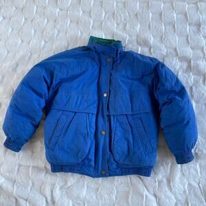 🔥Vintage Mighty Mac Duck Down Color block Lined Retro Gorpcore Puffer Jacket